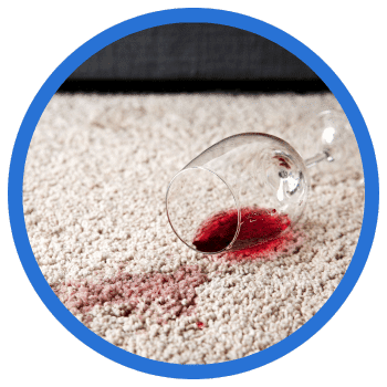 remove wine stain on carpet